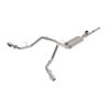 Afe Stainless Steel, With Muffler, 3 Inch Pipe Diameter, Single Exhaust With Dual Exits, Side Exit 49-34131-P
